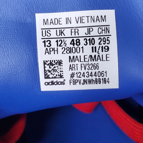 Adidas originals Stan Smith Woven men's trainers shoes sneakers Red Size 13 - Picture 13 of 13